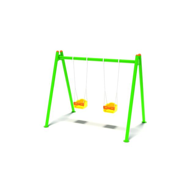 Leagan pentru copii Model 35, 3-12 ani, 310x220x245 cm, verde