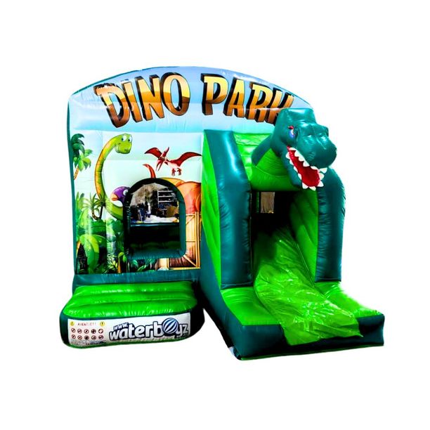 Tobogan gonflabil profesional Dino, +3 ani, 400x300x350 cm