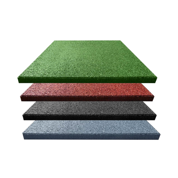 Rubber Safety Playground Tiles 50*50*2.5 / sqm