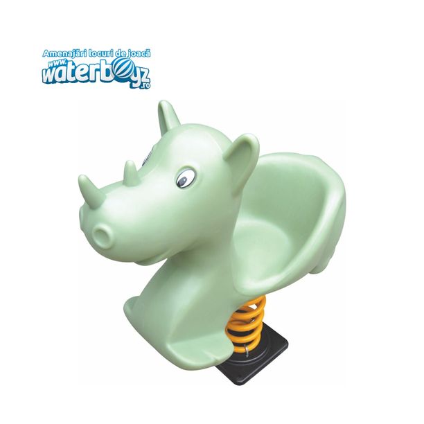 Spring Rider Funny Rhino Grey