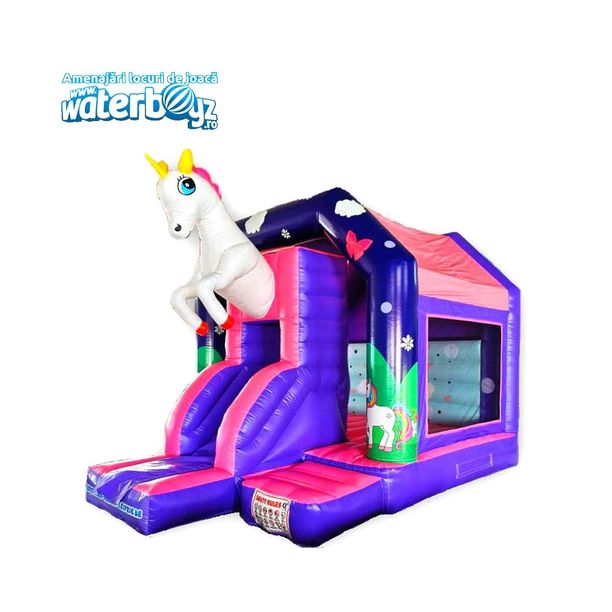 Bouncer gonflabil profesional Unicorn Roz