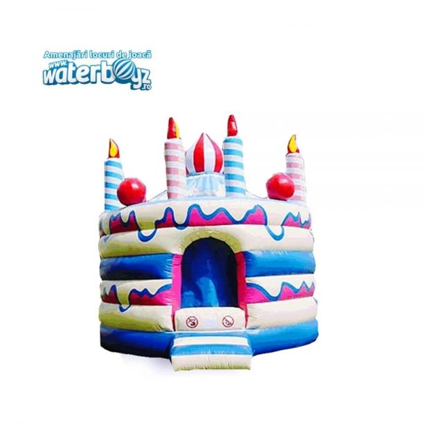 Castel gonflabil profesional Tortulet, +3 ani, 500x500x500 cm