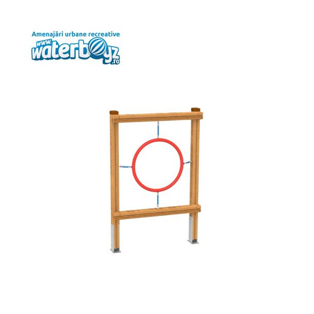 Dog jumping hoop model 1