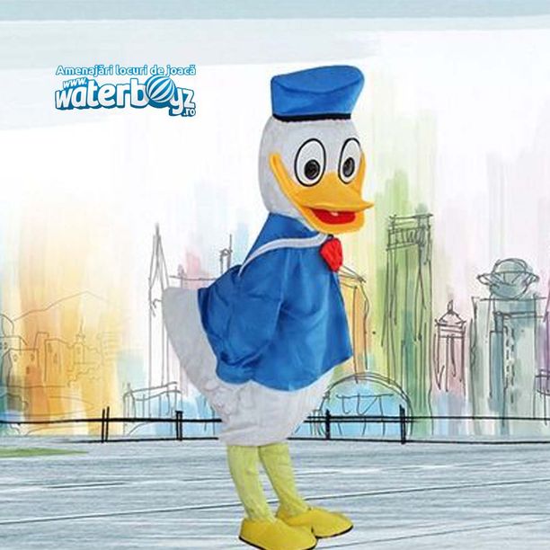 Costum mascota DonaldDuck pentru evenimente si spatii educationale