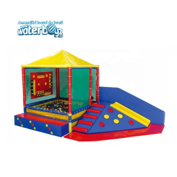 Casuta Soft Play, multicolor