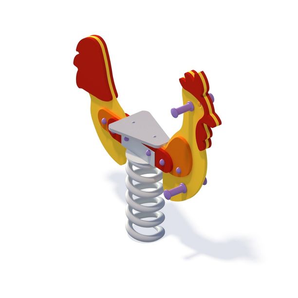 Spring rider Cock