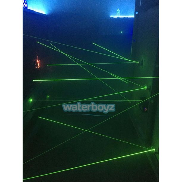 Sistem Laser Maze Pro pentru locuri de joaca indoor - 13 module laser, iluminare LED, control touchscreen 22”
