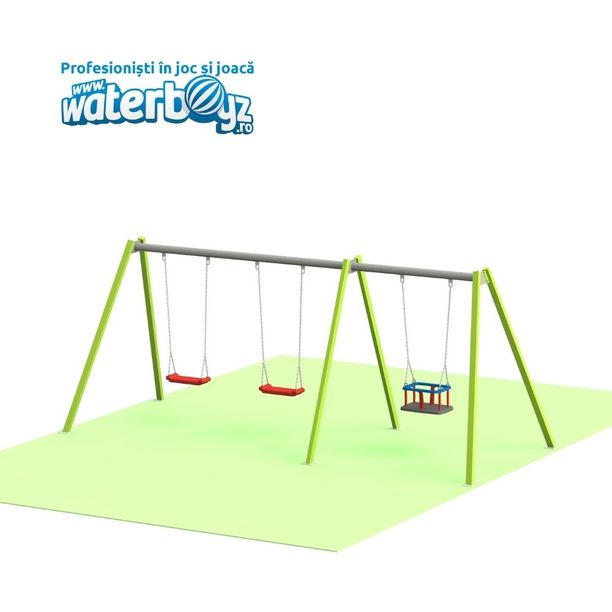 Leagan pentru copii Model 44, 3-12 ani, 465x178x182 cm