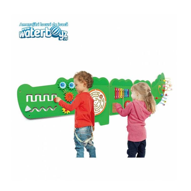 Panou interactiv de perete pentru copii Model 3, 120x60x120 cm, 0-3 ani