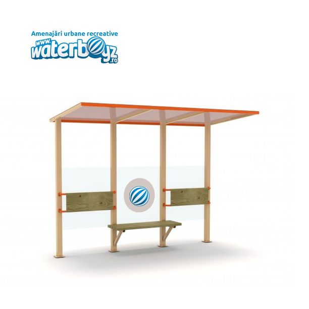 Bus Stop Shelter model 3