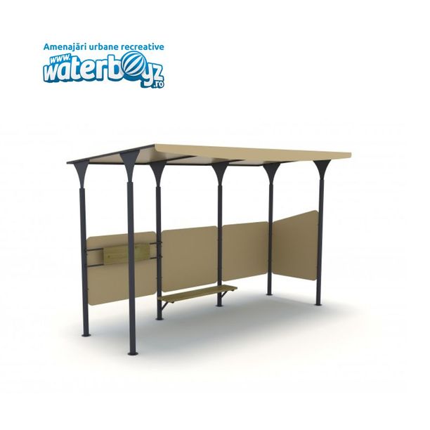 Bus Stop Shelter model 4