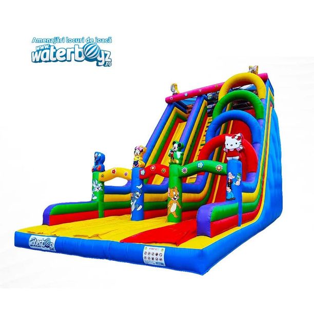 Rainbow Arch Inflatable Slide