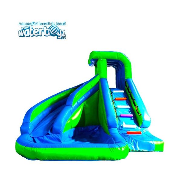 Tobogan gonflabil profesional cu apa Small Water Slide cu o panta