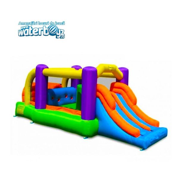 Tobogan gonflabil cu mini obstacole Model 3