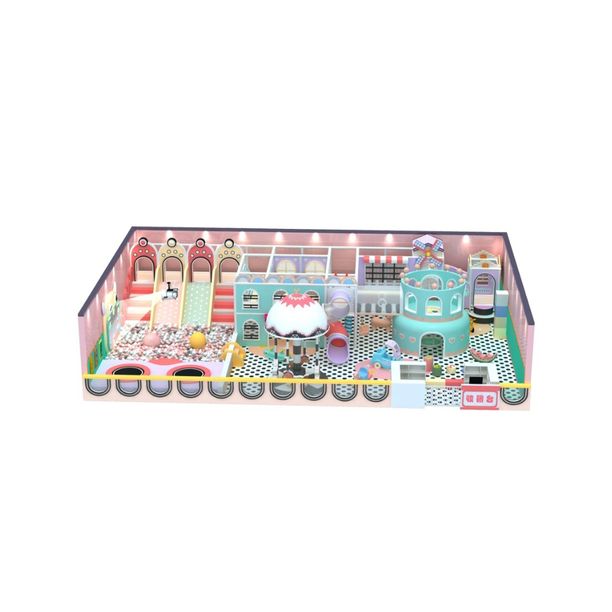 Complete indoor playground designed Sugar Rush 132 m2