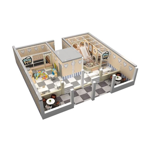 Amenajare completa loc de joaca de interior la cheie Playland 2, 3-12 ani