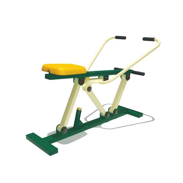 Aparat de fitness Row de vaslit Model 2 pentru exterior, 120x90x70 cm, metal si plastic LLDPE