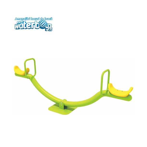 Curved Double Seesaw