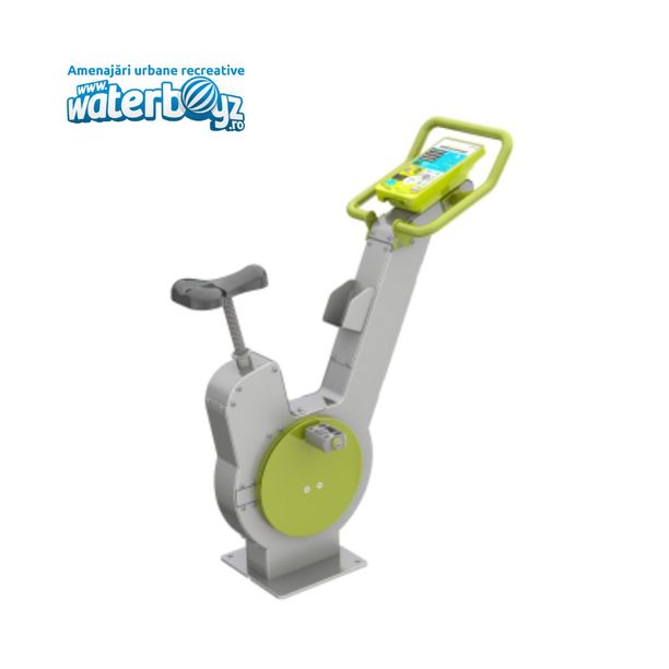 Bicicleta Fitness Eco-Energy de exterior, 105x45x121 cm, metal