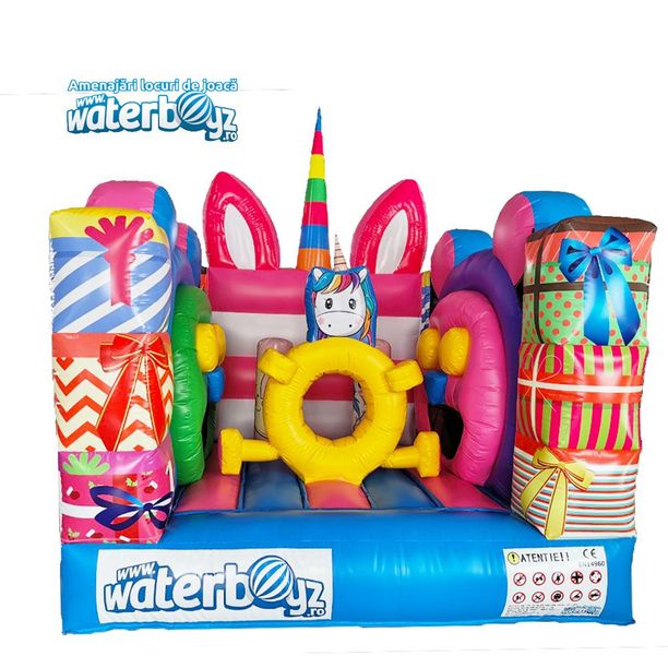 Happy Unicorn Inflatable Bouncer