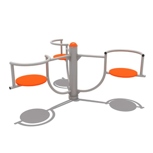 Carousel with 3 seats model 4