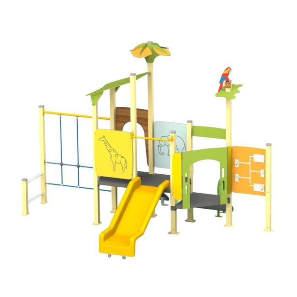 Complex de joaca de exterior Mini Forest 2, 0-3 ani, 336x234x241 cm
