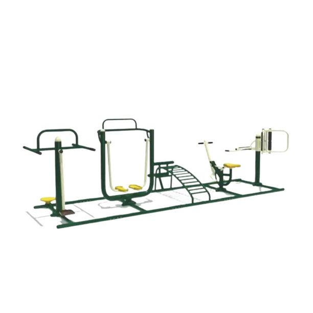Echipament fitness multifunctional Model 11, exterior, 550x150x150 cm