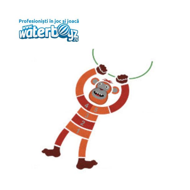 Figurina 3D Monkey pentru locuri de joaca, 33x300x600 cm