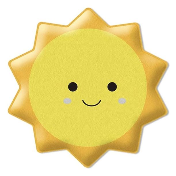 Figurina de perete Soft Play cu burete, model Sun, pentru locuri de joaca de interior, 3-12 ani