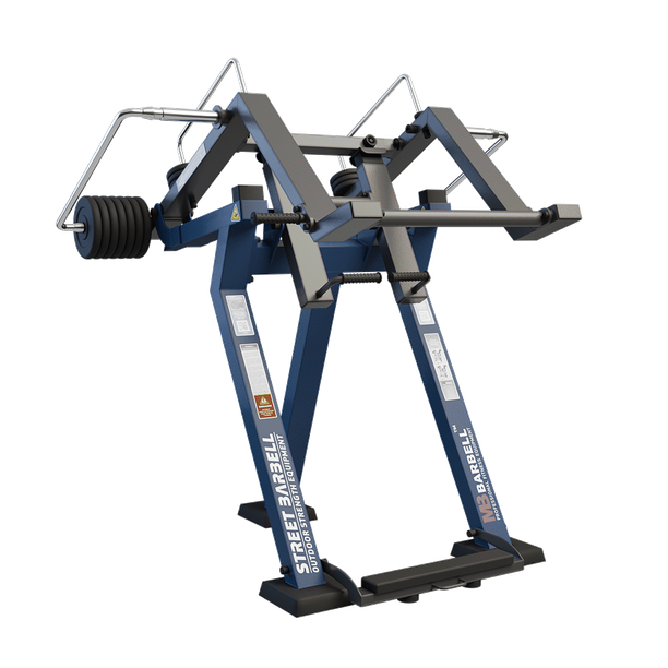 Aparat de fitness pentru genuflexiuni pentru exterior, 180x190x202 cm, otel inoxidabil