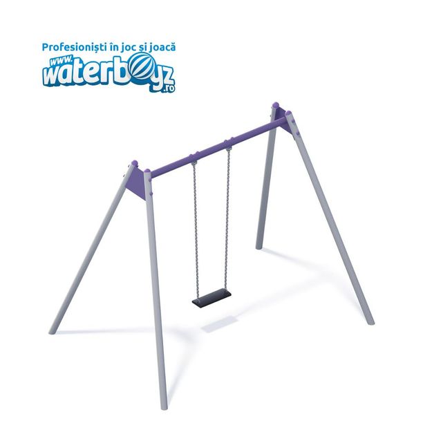 Leagan pentru copii Metal 2, 3-12 ani, 204x180x239 cm