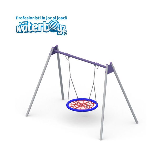 Leagan pentru copii Metal 4, 3-12 ani, 340x204x239 cm