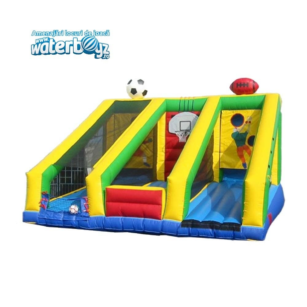 Inflatable sports game 3 in 1 6*4.5*3