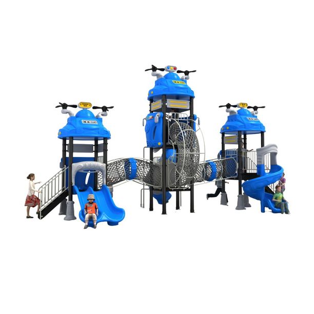 Complex de joaca pentru copii de metal Auto World 9, exterior, 3-15 ani, 950x550x500 cm