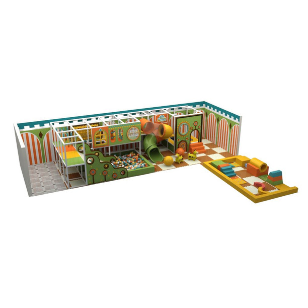 Loc de joaca modular de interior pentru copii MagicLines, 3-12 ani