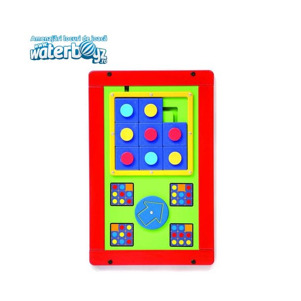 Panou interactiv de perete pentru copii Model 2, 120x10x95cm, 0-3 ani