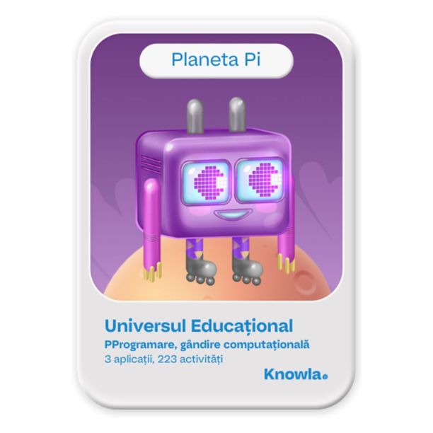 Planeta Pi - Pachet educational Knowla pentru initiere in programare si logica