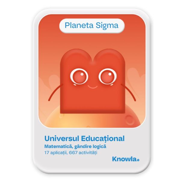 Planeta Sigma - Pachet educational Knowla pentru matematica practica si gandire computationala