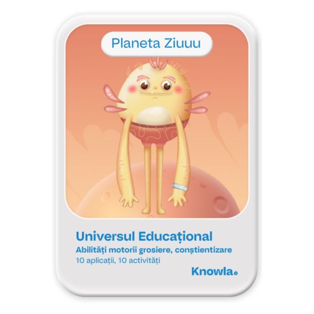 Planeta Ziuuu - Pachet educational Knowla pentru miscare, respiratie si relaxare