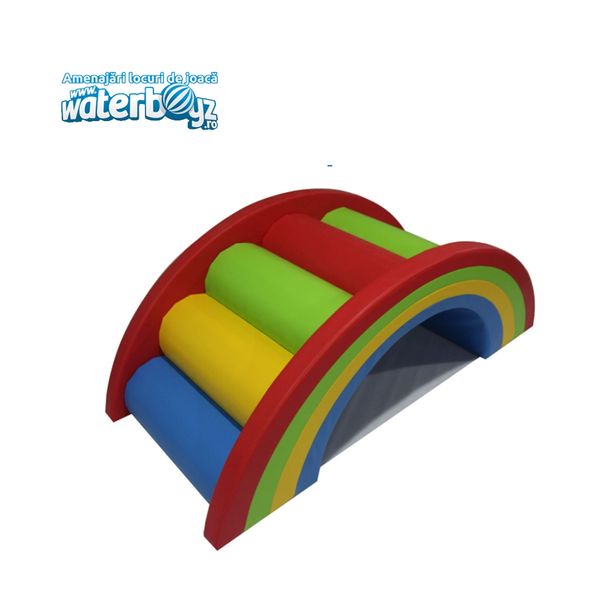 Pod rainbow de interior pentru copii, 120x120 cm, 0-3 ani
