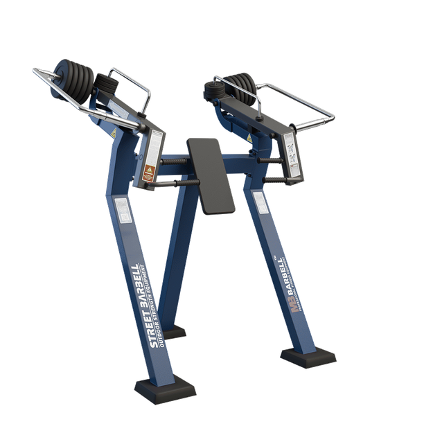 Presa verticala fitness de exterior Standard Model 2, 135x198x206 cm, otel