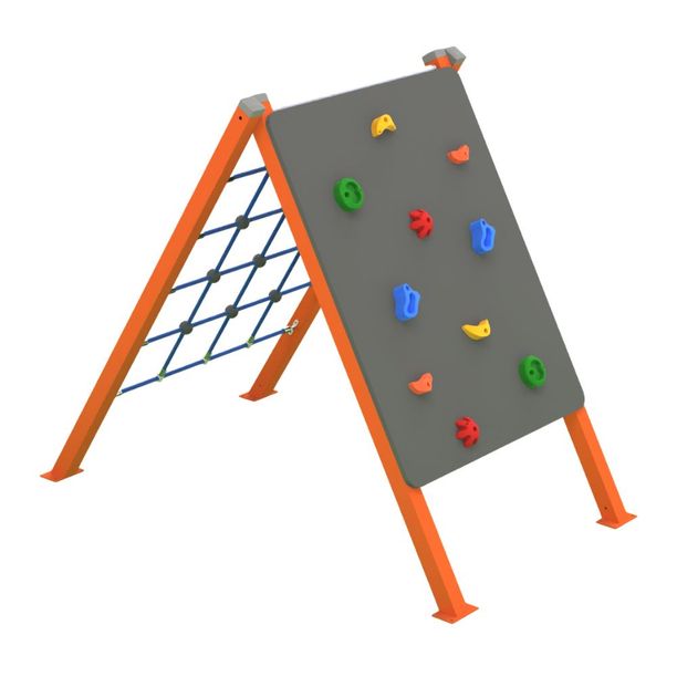 Sistem de catarare dublu de exterior pentru copii Model 5, 3-12 ani, 175x112x150 cm