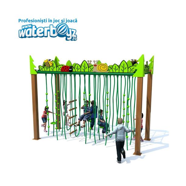 Playground Climber with Vines
