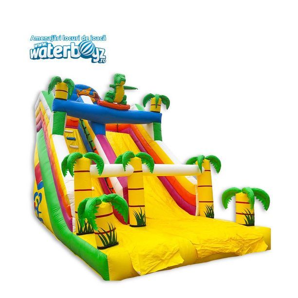 Dino  Inflatable Slide with 1 slope