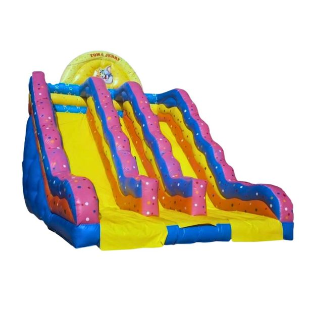 Tom and Jerry Double Inflatable Slide