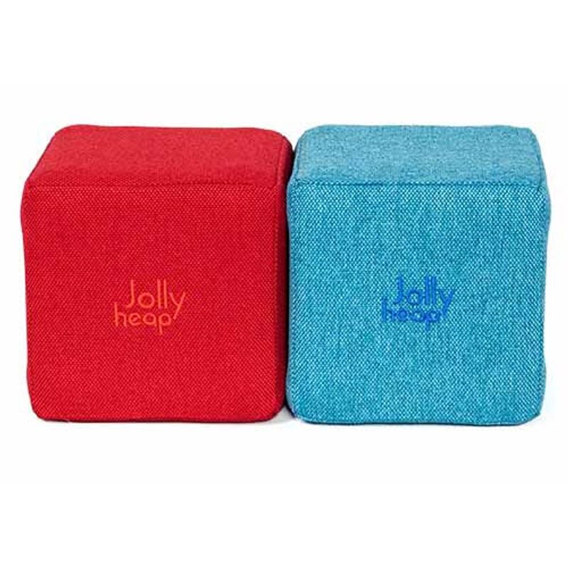 Cuburi Magnetice 3D pentru copii de 1-12 ani, 100 de piese, 12x12x12 cm, albastru/rosu