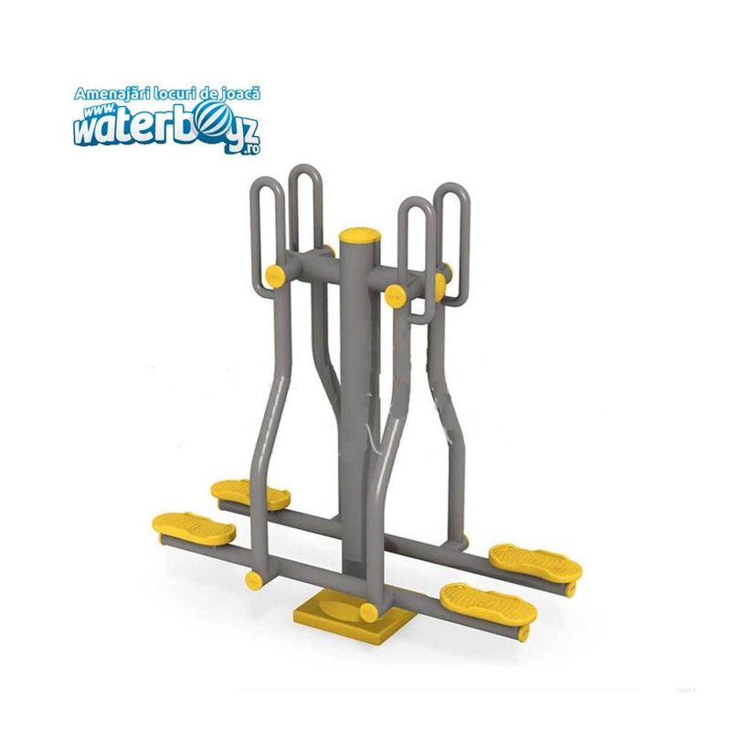 Aparat fitness stepper dublu cu manere model 2
