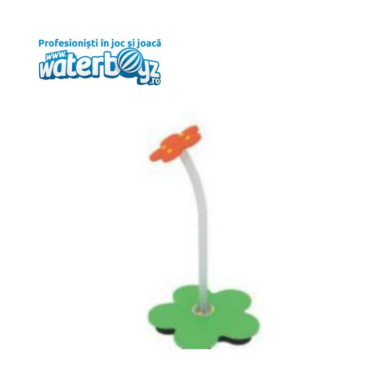 Balansoar vertical pentru copii Floare, 50x80 cm, metal si plastic LLDPE, multicolor