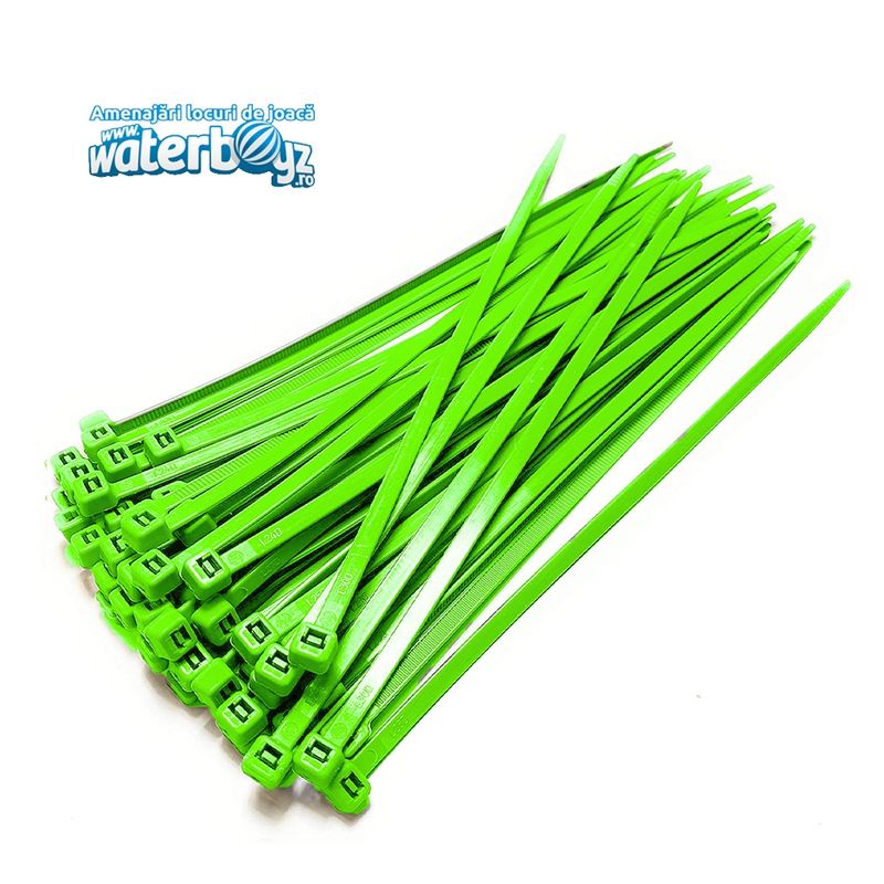 Neon Green Plastic Ties