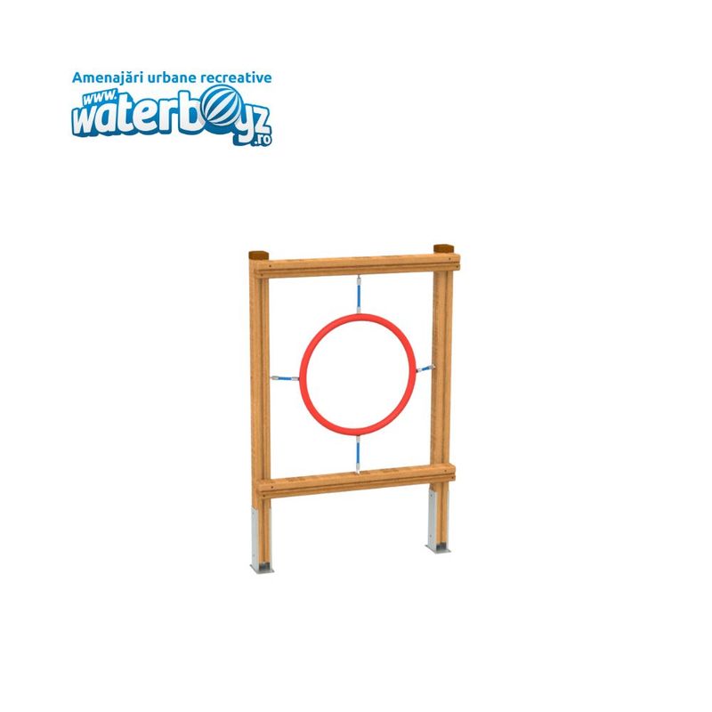 Dog jumping hoop model 1
